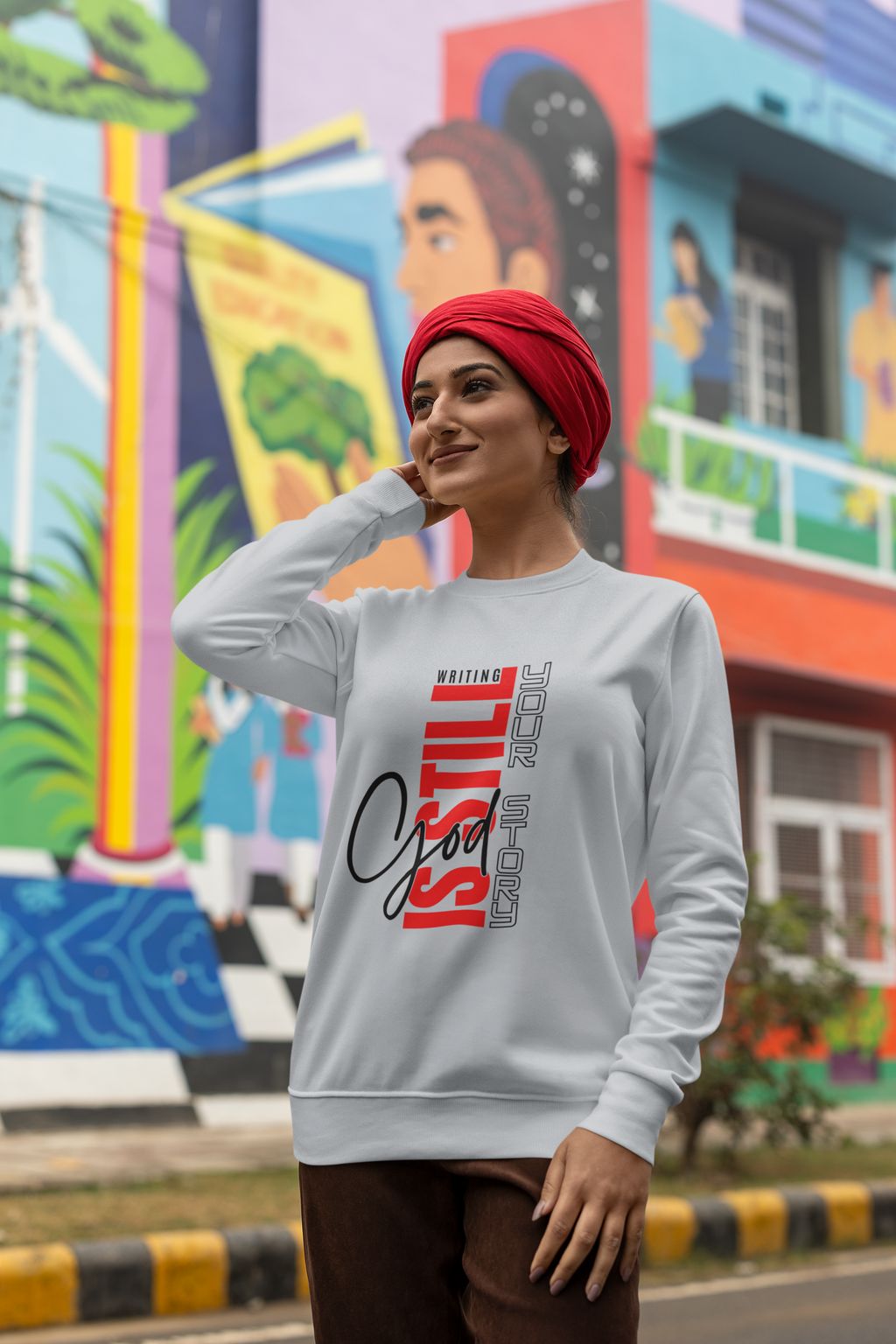 God Is Still Writing Your Story Fleece Sweatshirt Regular Fit