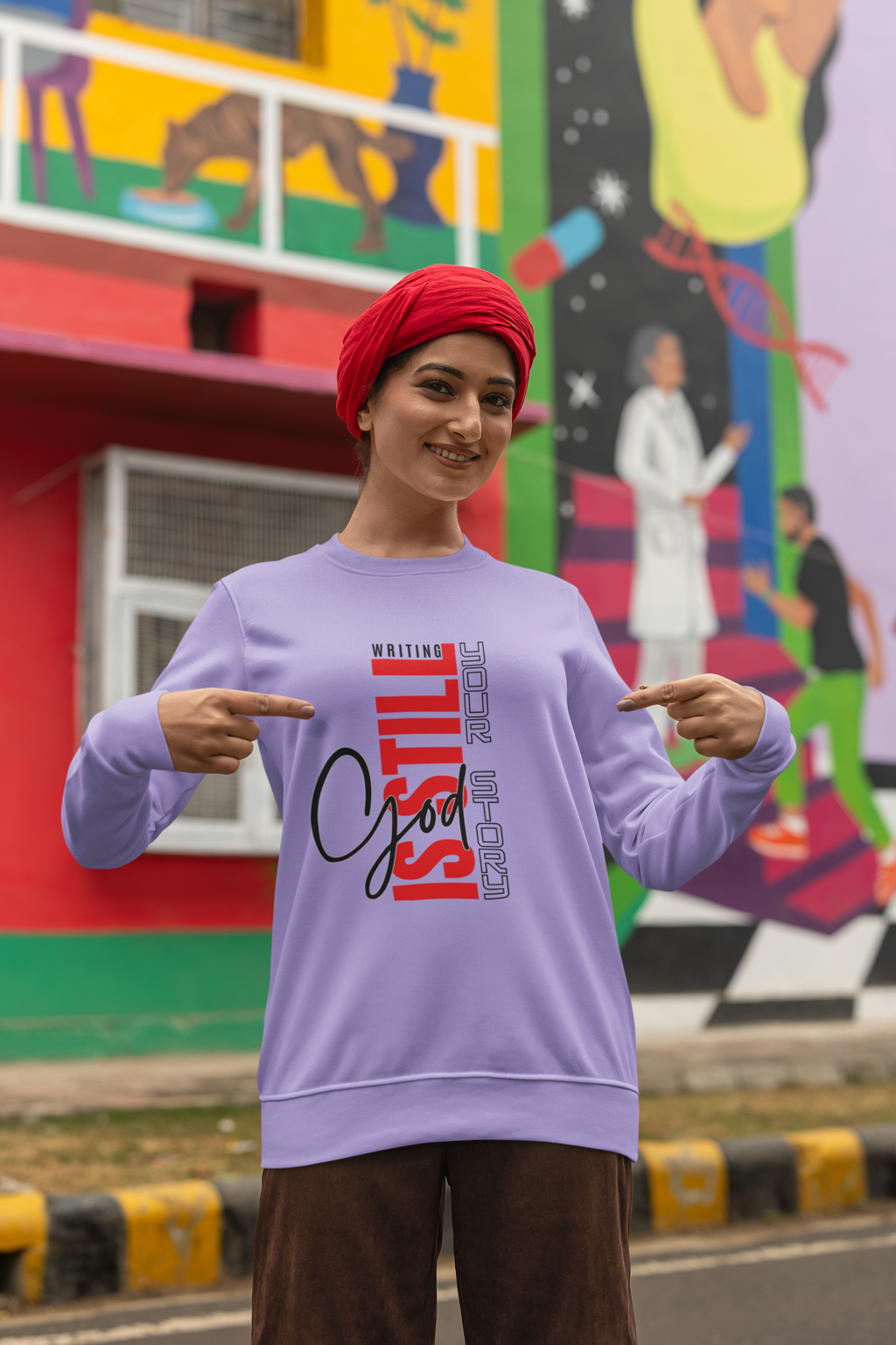 God Is Still Writing Your Story Fleece Sweatshirt Regular Fit