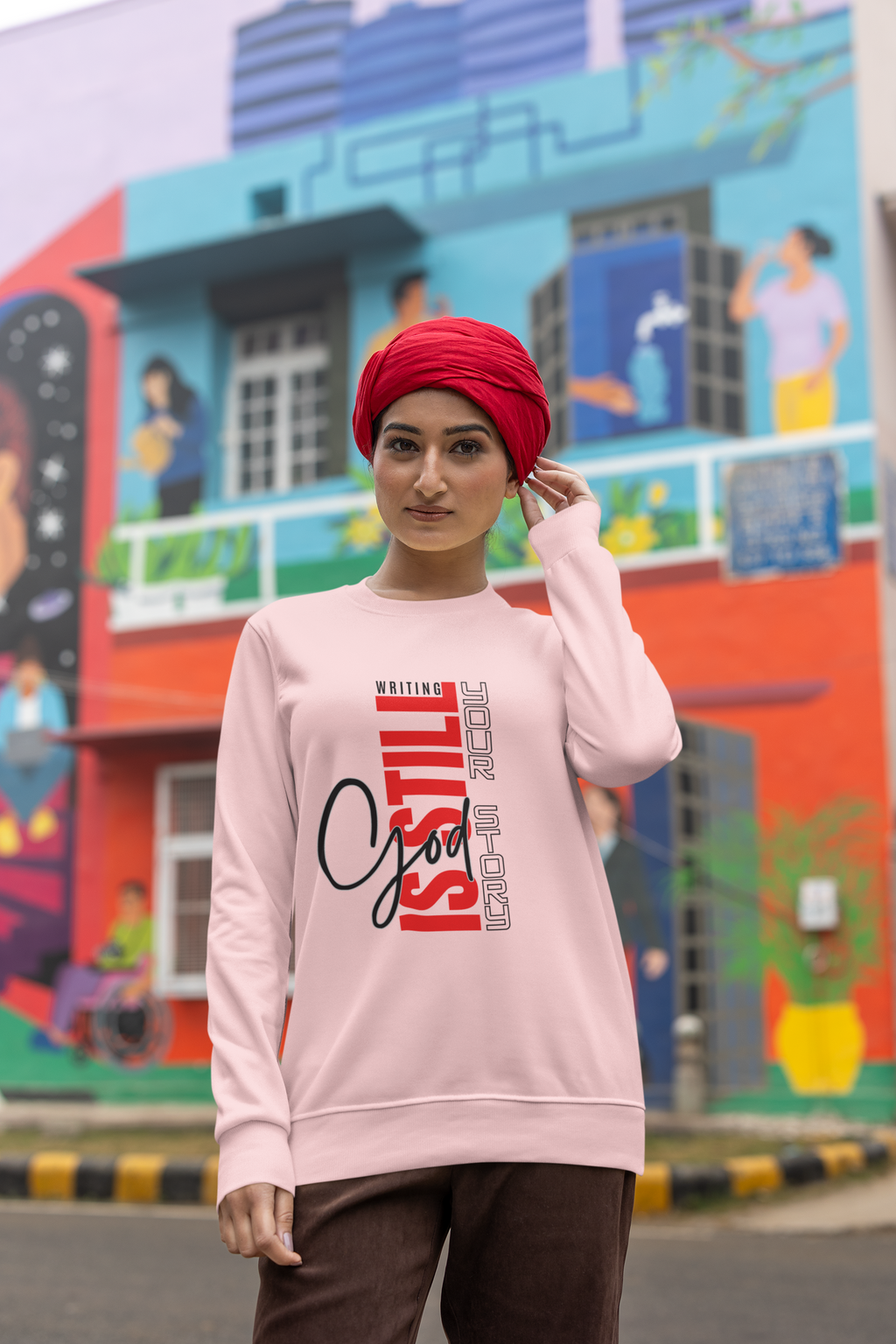 God Is Still Writing Your Story Fleece Sweatshirt Regular Fit