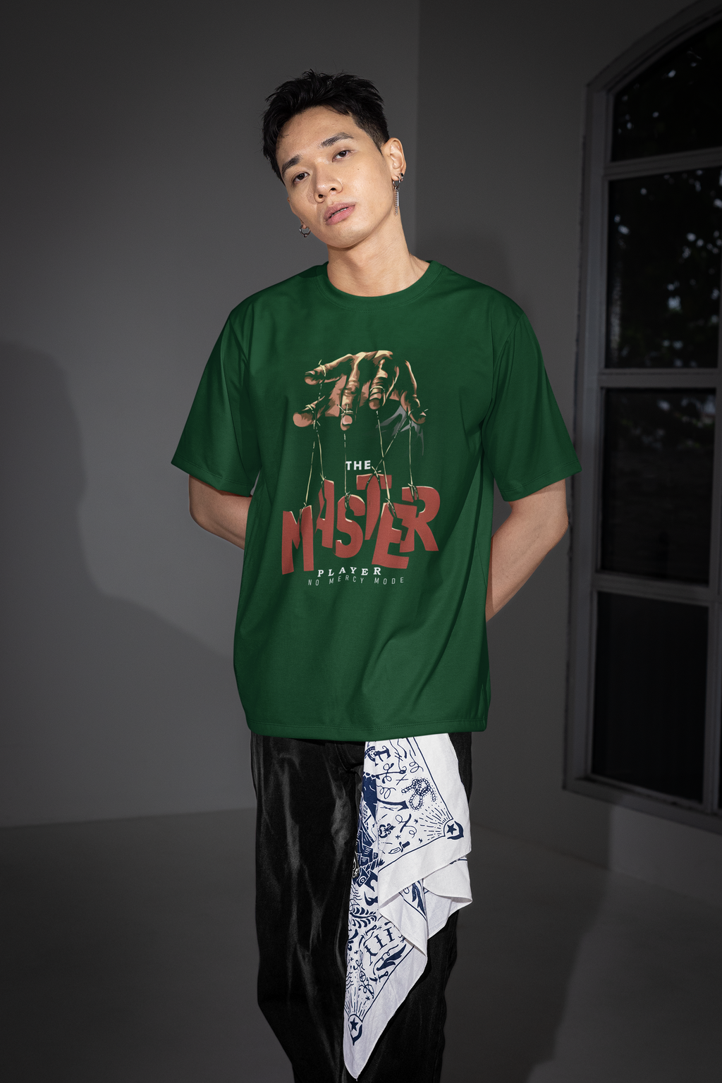The Master Player Oversized Graphic Tee