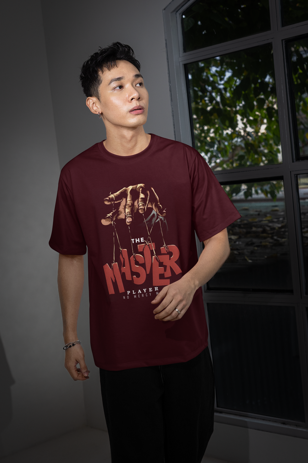 The Master Player Oversized Graphic Tee