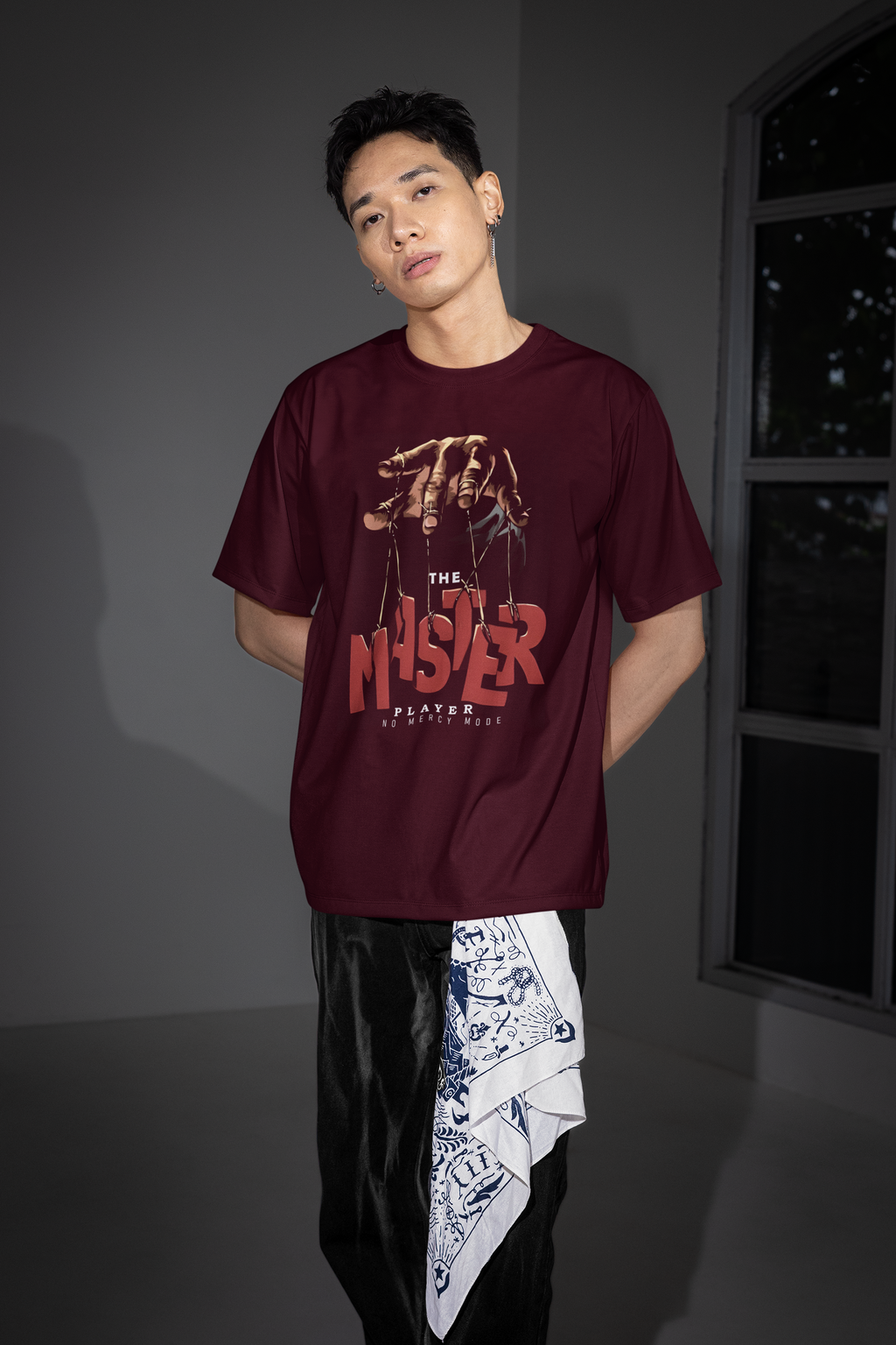 The Master Player Oversized Graphic Tee