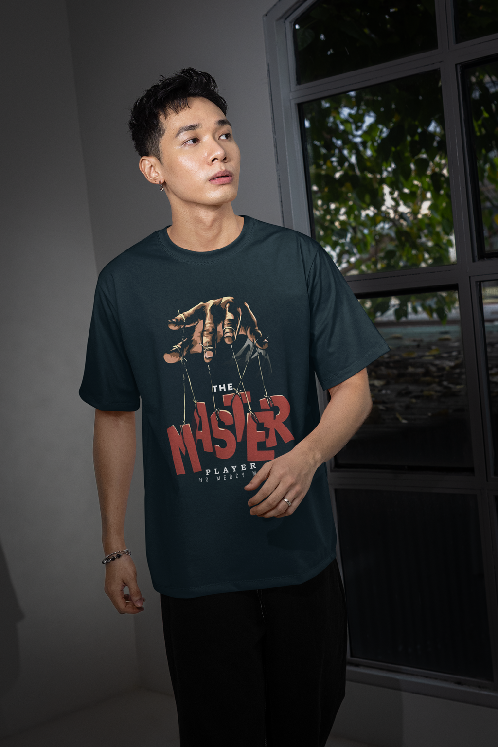 The Master Player Oversized Graphic Tee