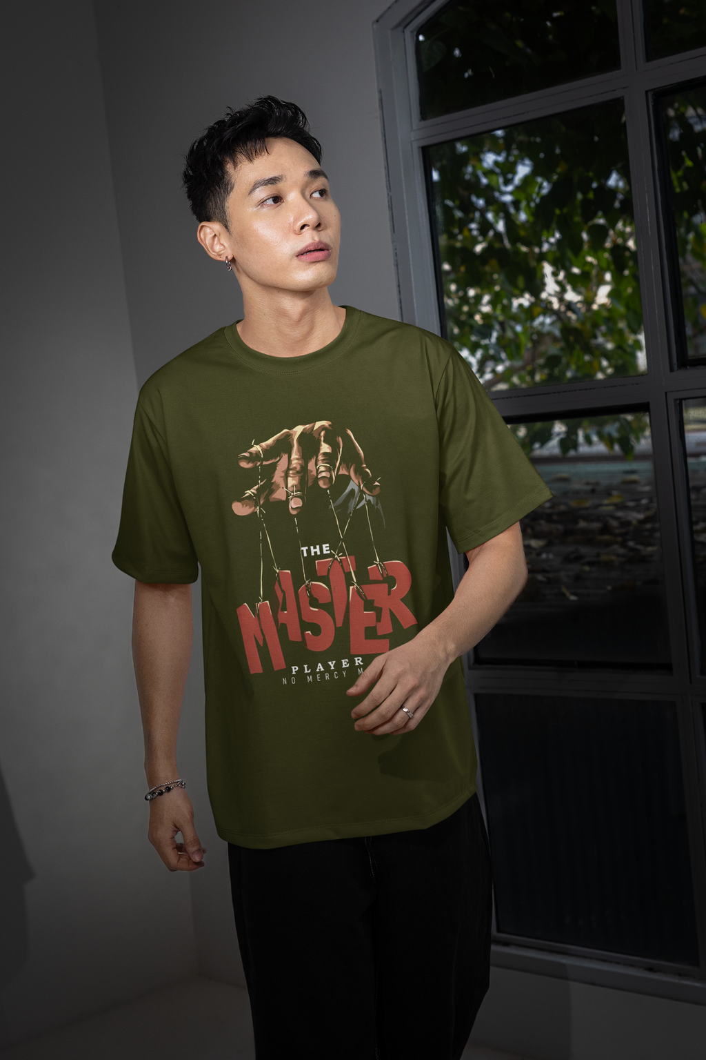 The Master Player Oversized Graphic Tee