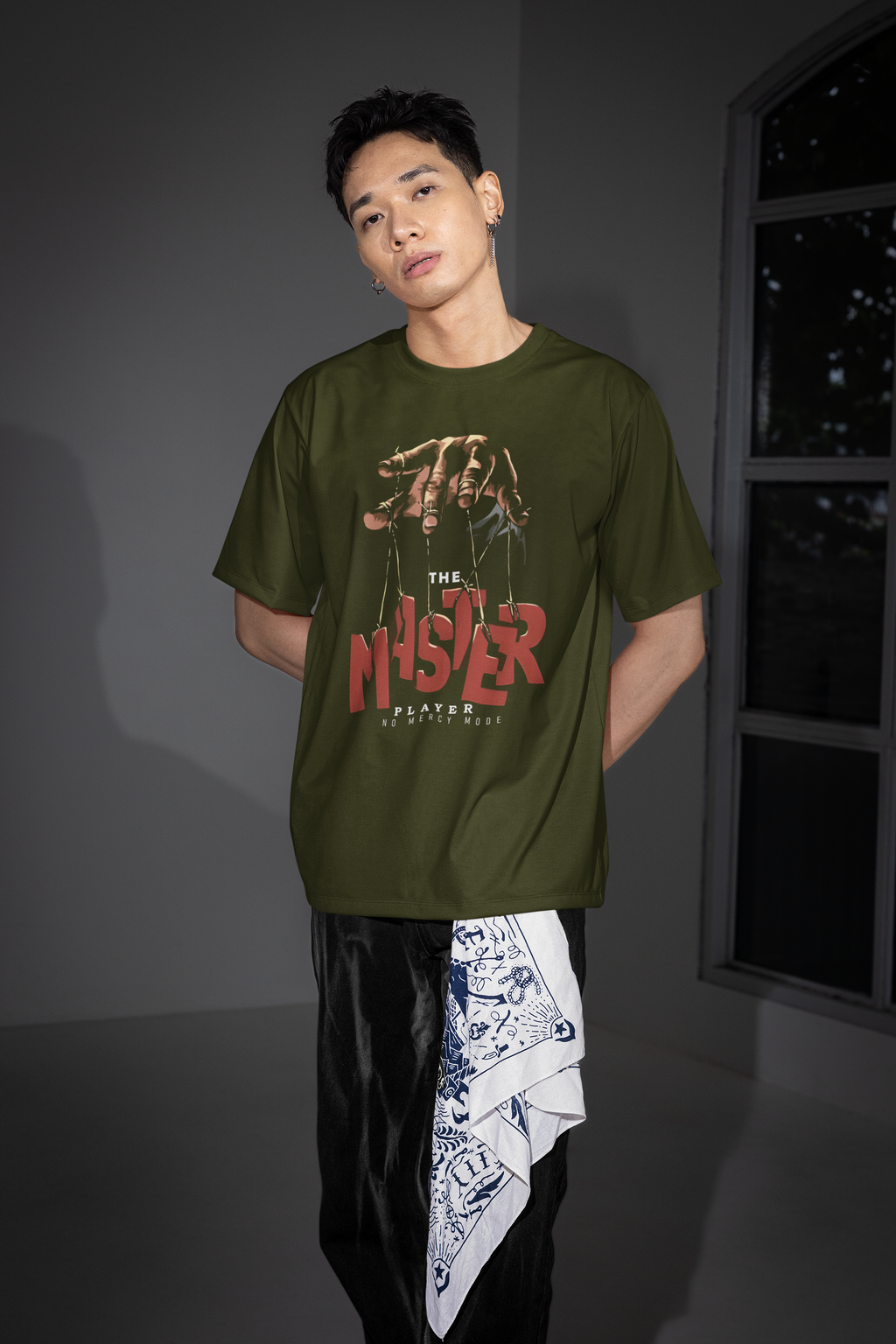 The Master Player Oversized Graphic Tee