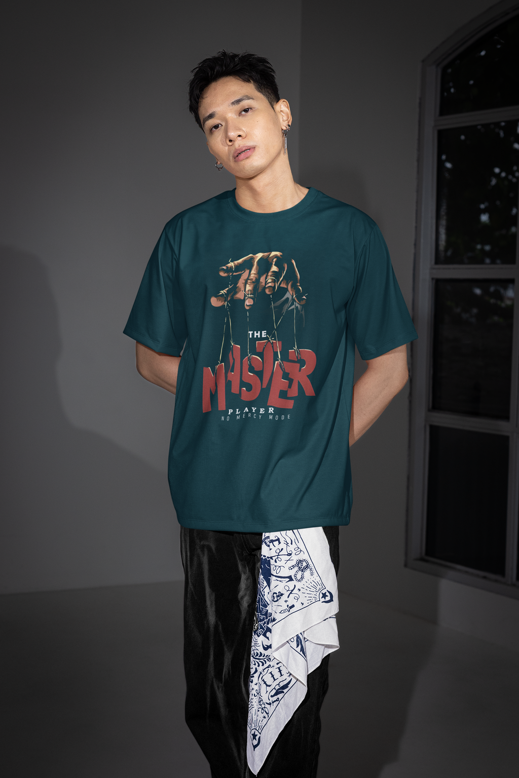 The Master Player Oversized Graphic Tee