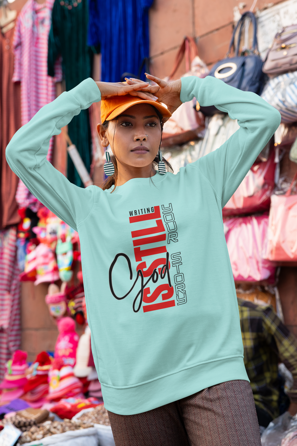 God Is Still Writing Your Story Fleece Sweatshirt Regular Fit