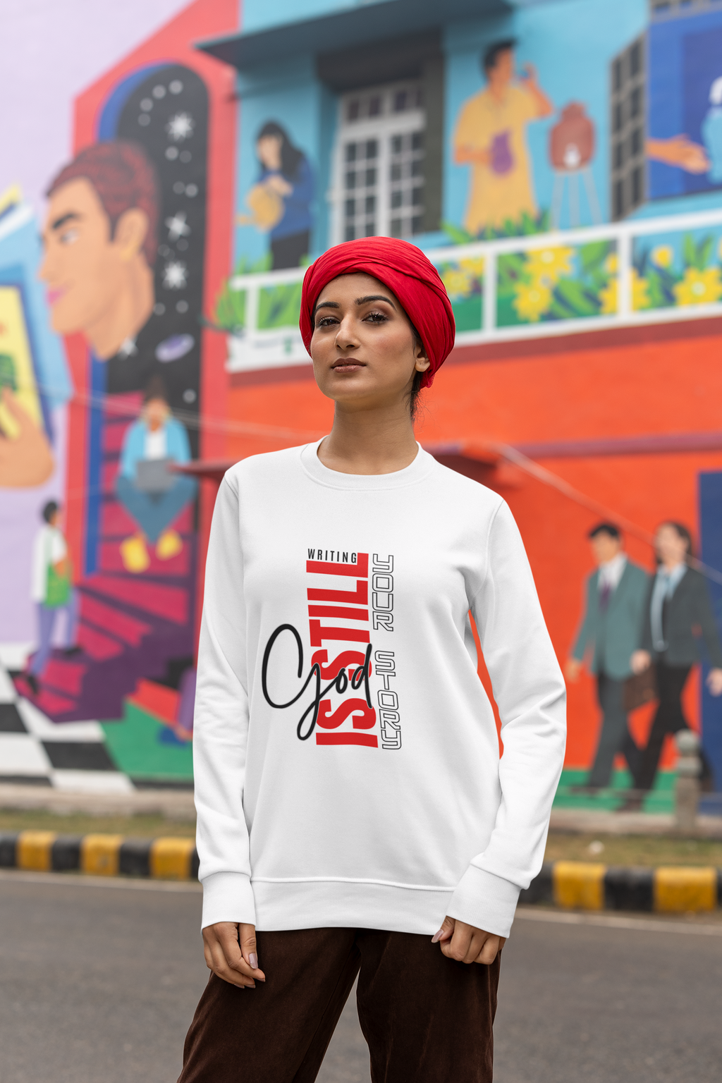 God Is Still Writing Your Story Fleece Sweatshirt Regular Fit