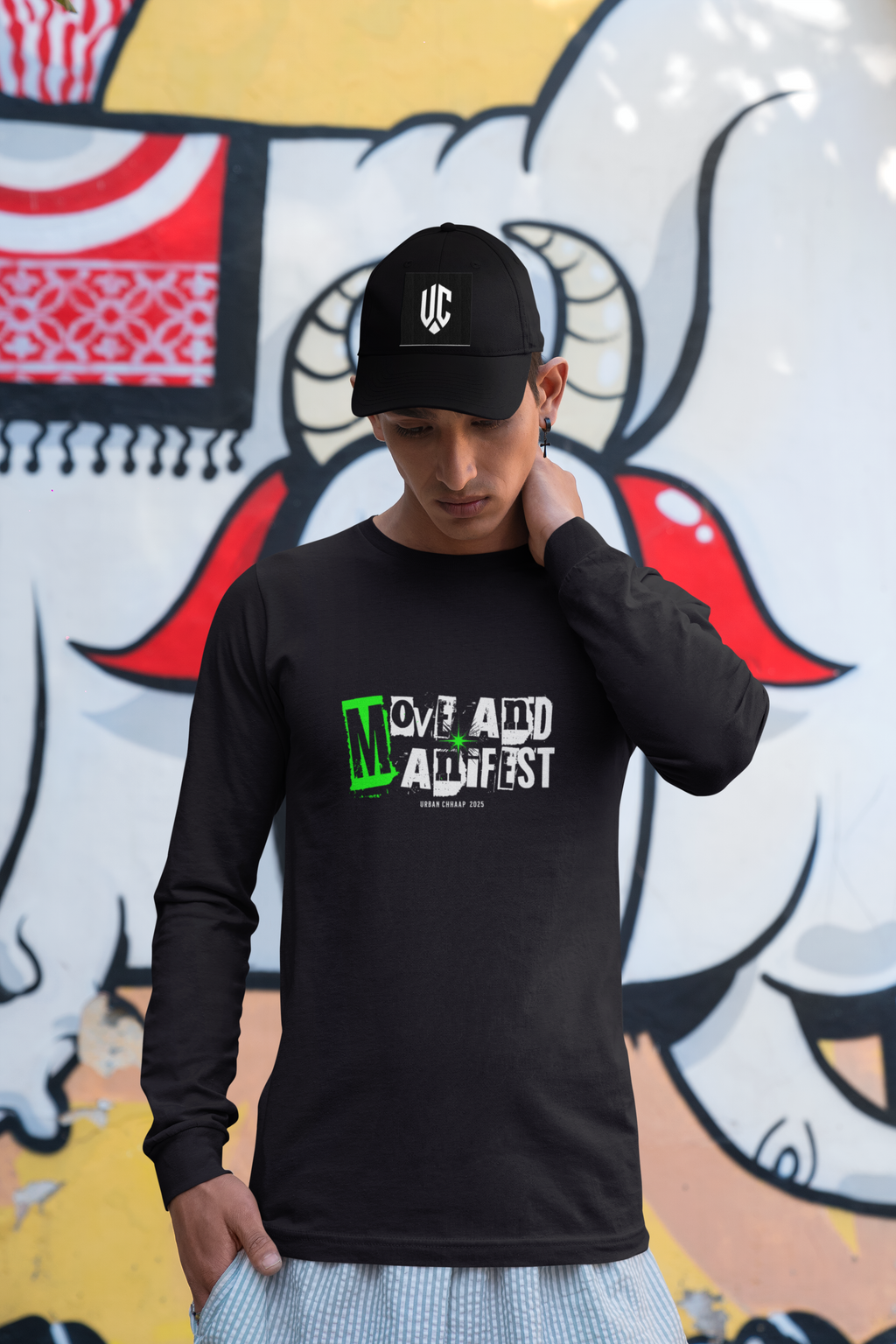 "Move and Manifest" Full Sleeve Unisex T-Shirt – Urban Chhaap Edition