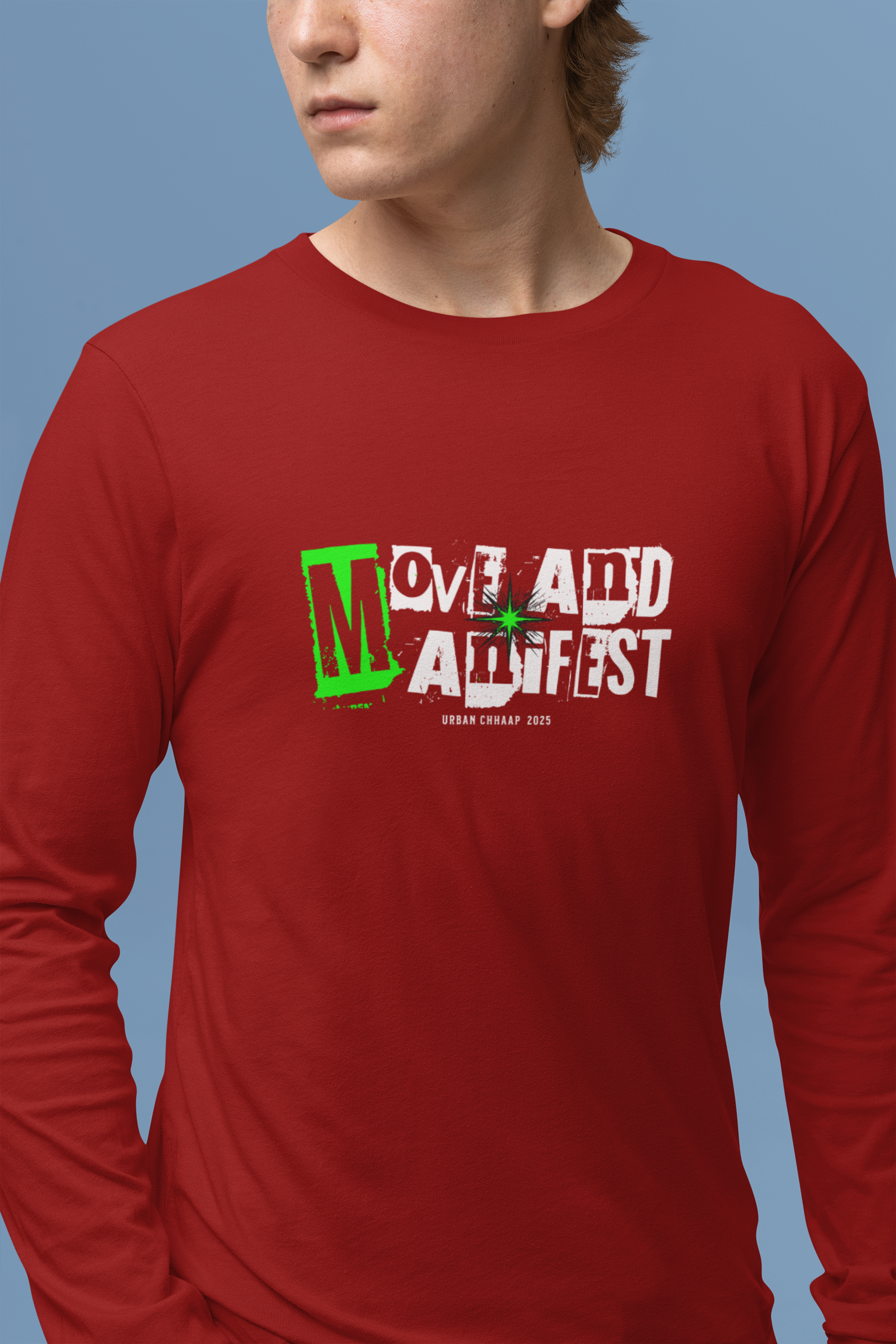 "Move and Manifest" Full Sleeve Unisex T-Shirt – Urban Chhaap Edition
