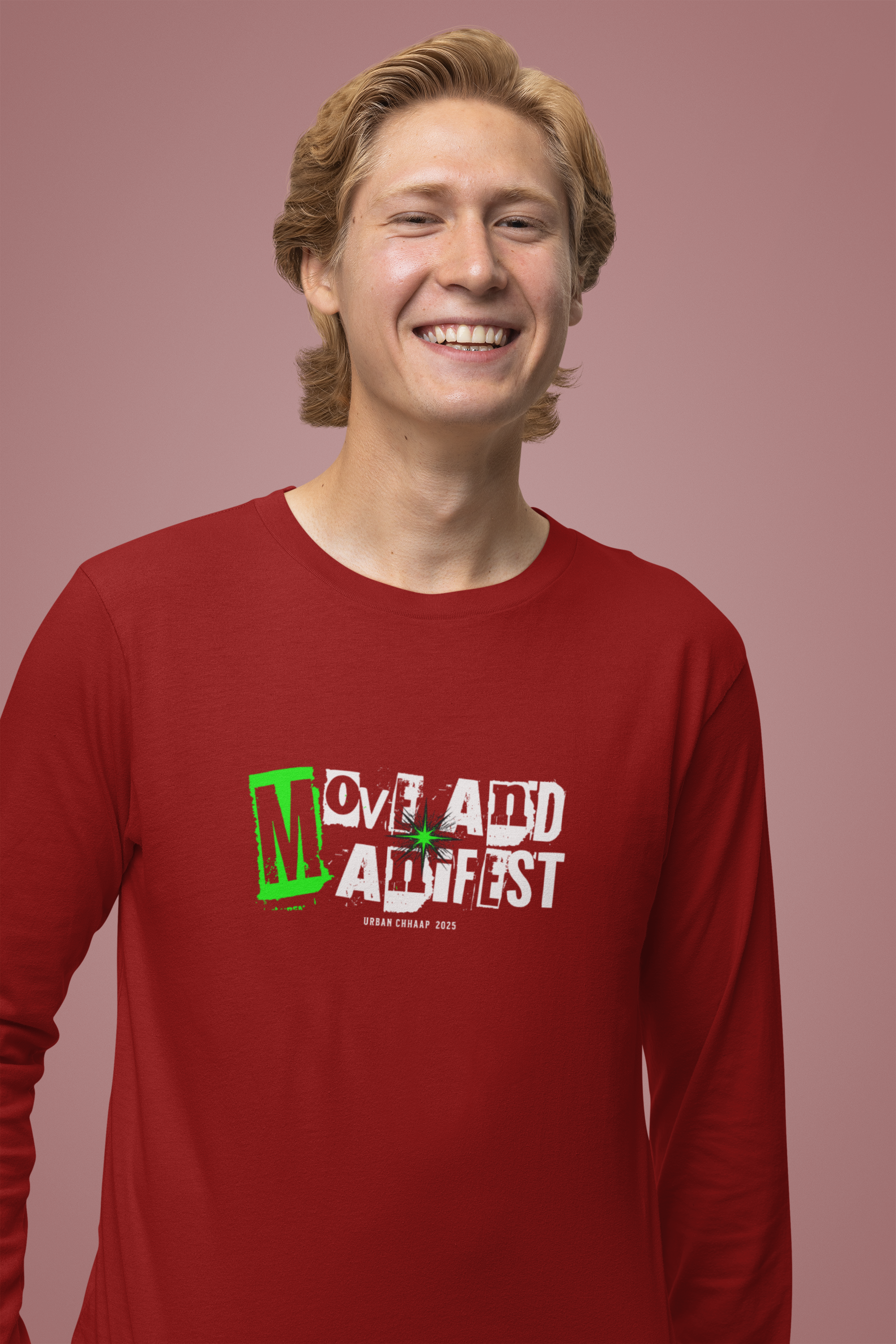 "Move and Manifest" Full Sleeve Unisex T-Shirt – Urban Chhaap Edition