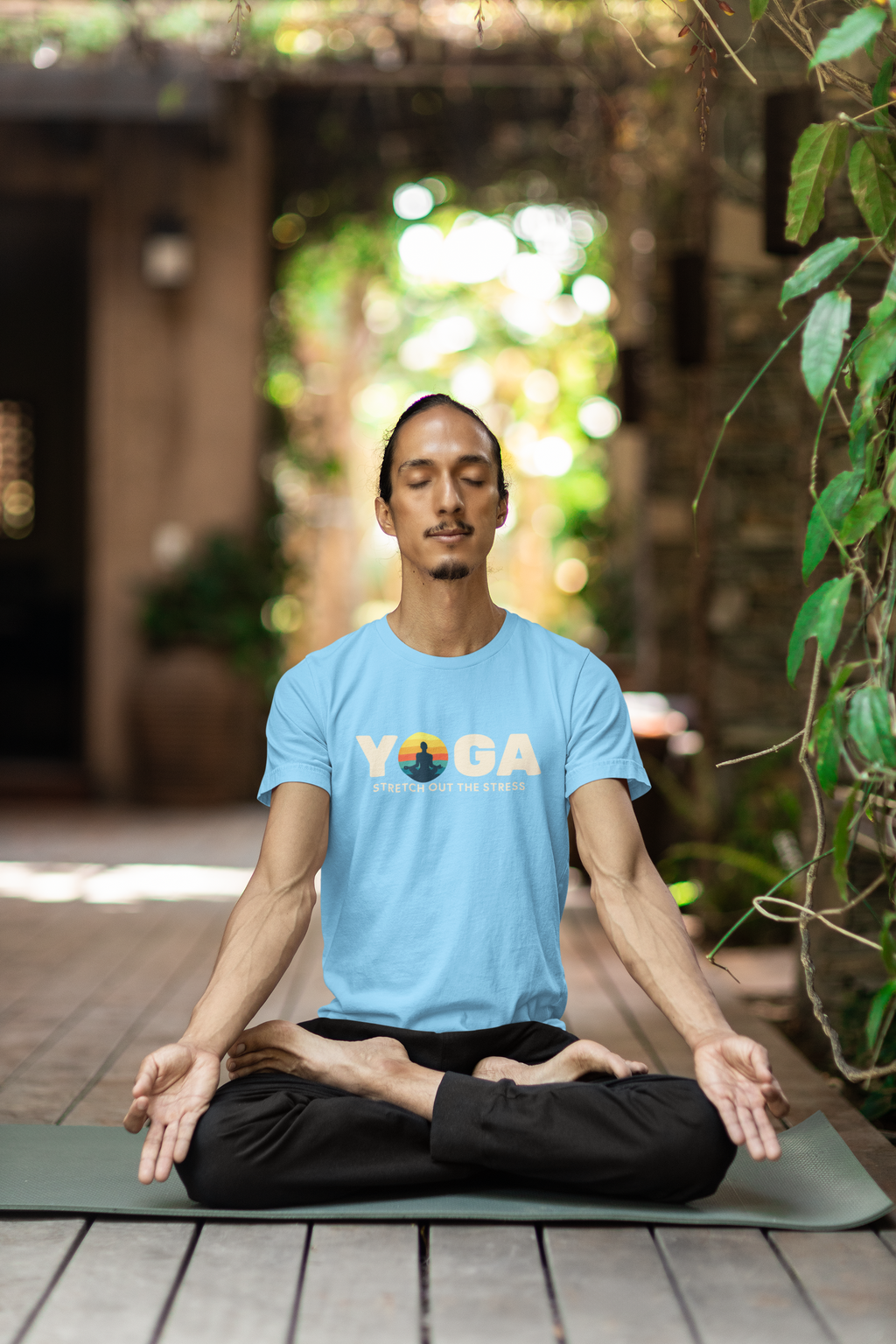"Stretch Out the Stress" Yoga Tee