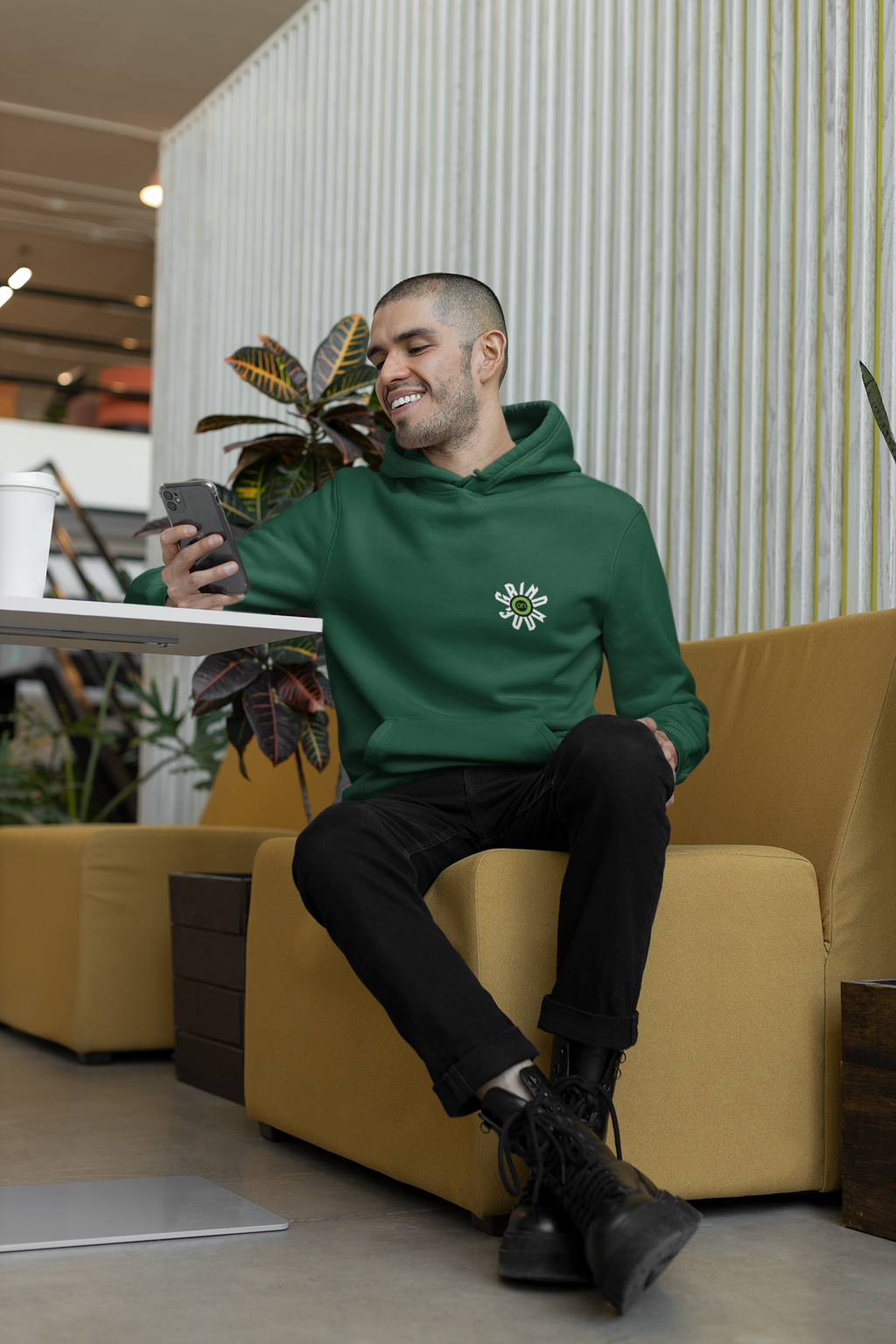 “Grind On” unisex Hoodie – Hustle Hard Edition