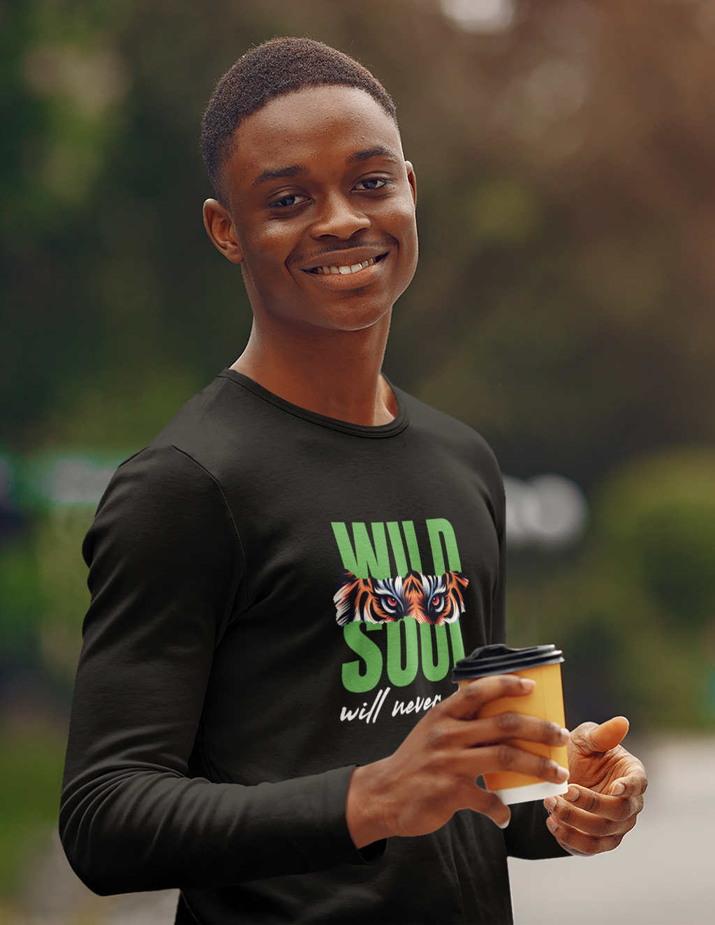 “Wild Soul Will Never Die” Full Sleeve T-Shirt – Jungle Grit Edition