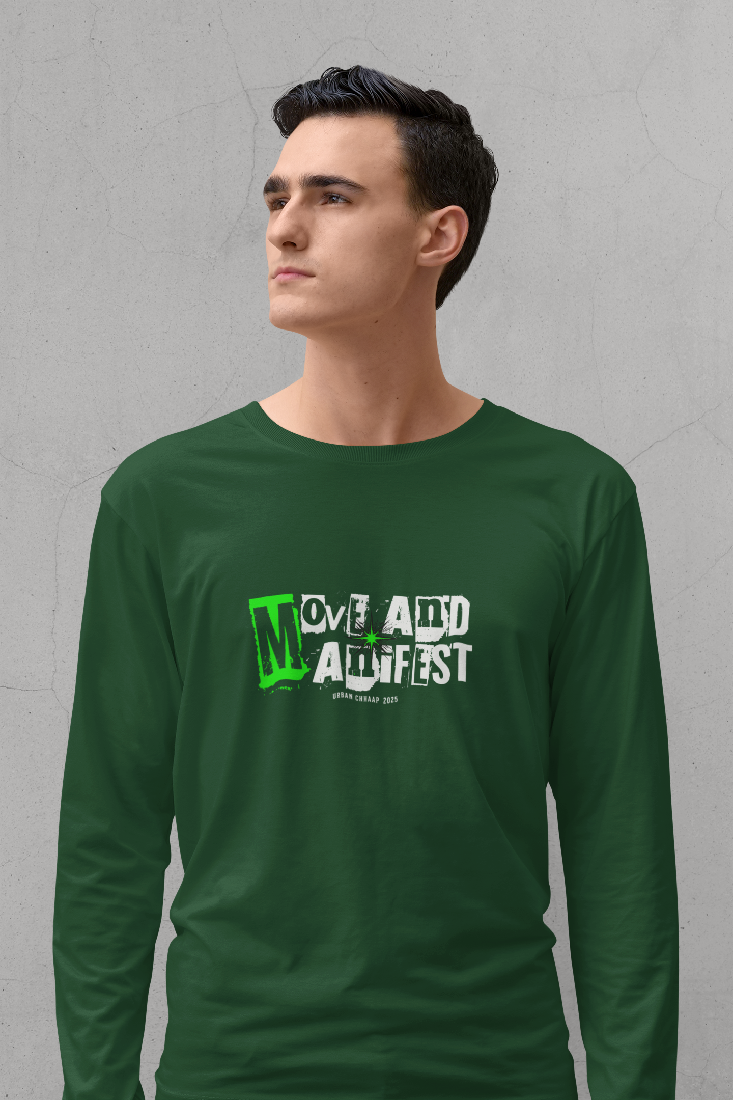 "Move and Manifest" Full Sleeve Unisex T-Shirt – Urban Chhaap Edition