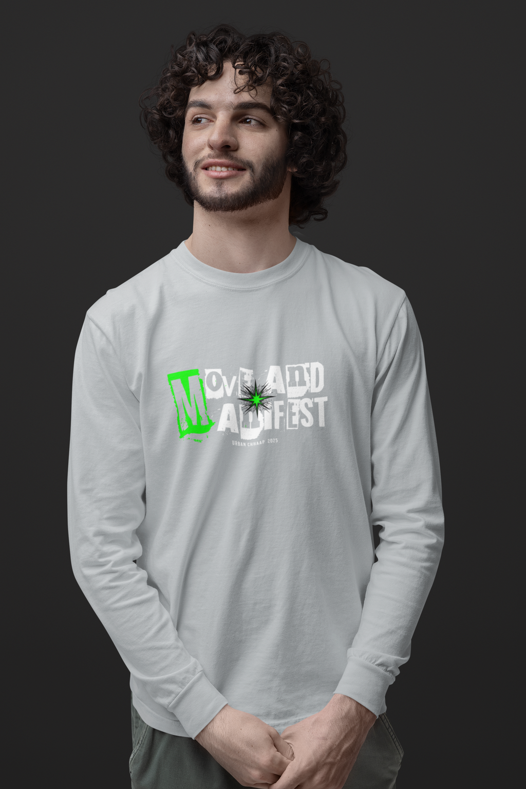 "Move and Manifest" Full Sleeve Unisex T-Shirt – Urban Chhaap Edition