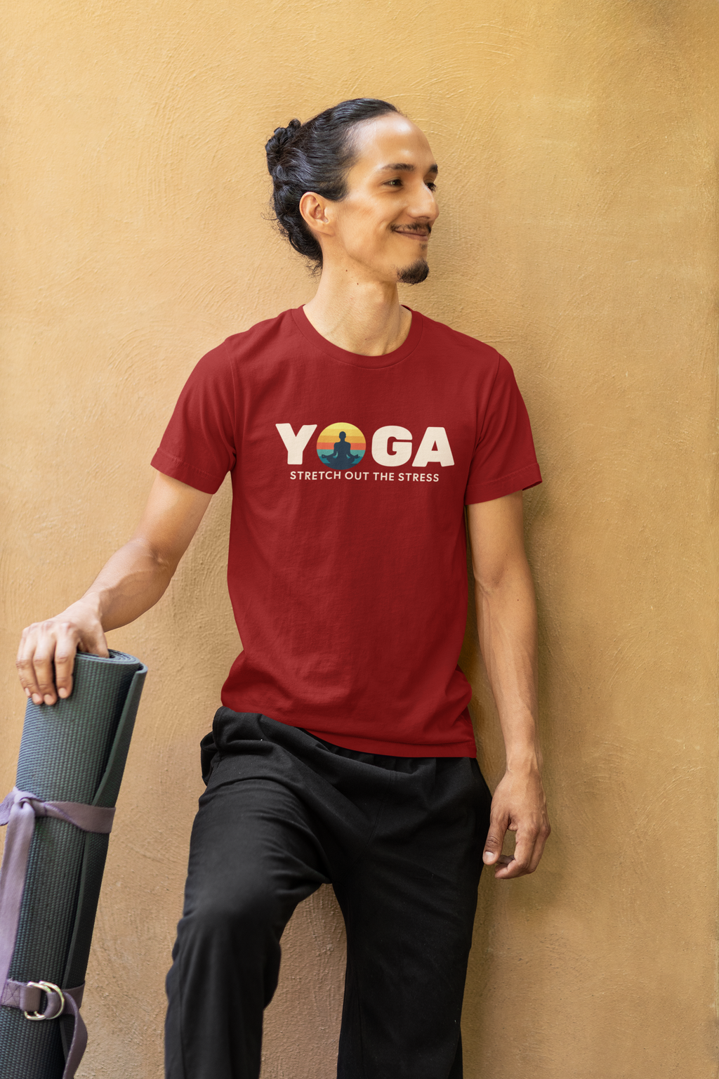 "Stretch Out the Stress" Yoga Tee