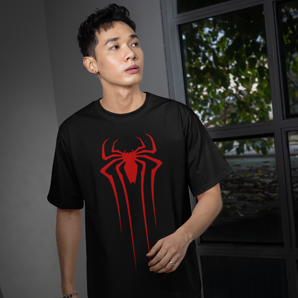 Dark Spider Oversized Tee – Heavyweight Streetwear Drop