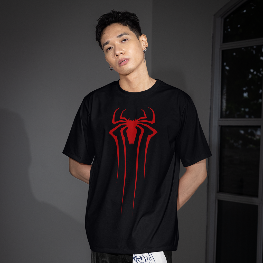 Dark Spider Oversized Tee – Heavyweight Streetwear Drop