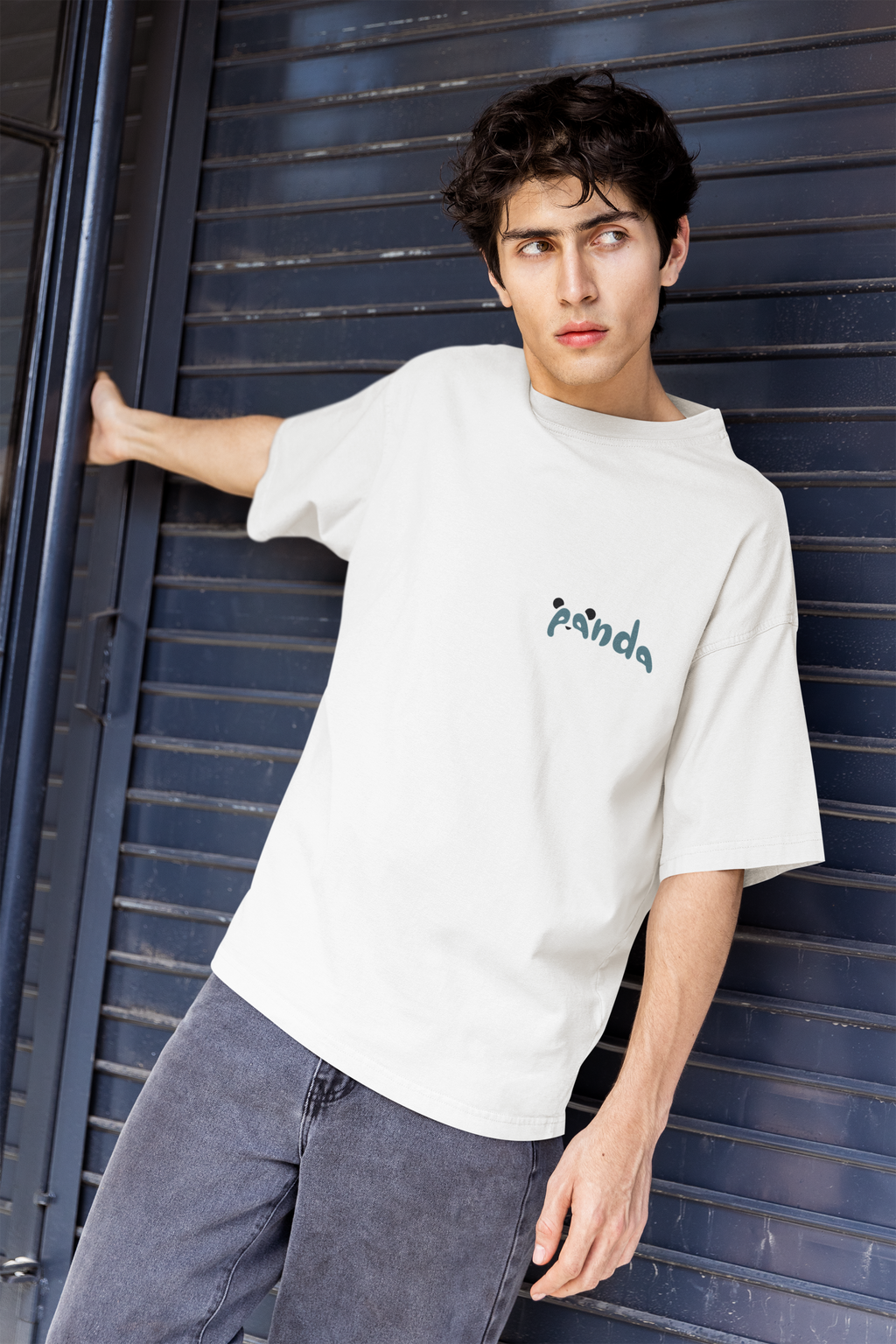 Fluffy Panda Oversized Tee