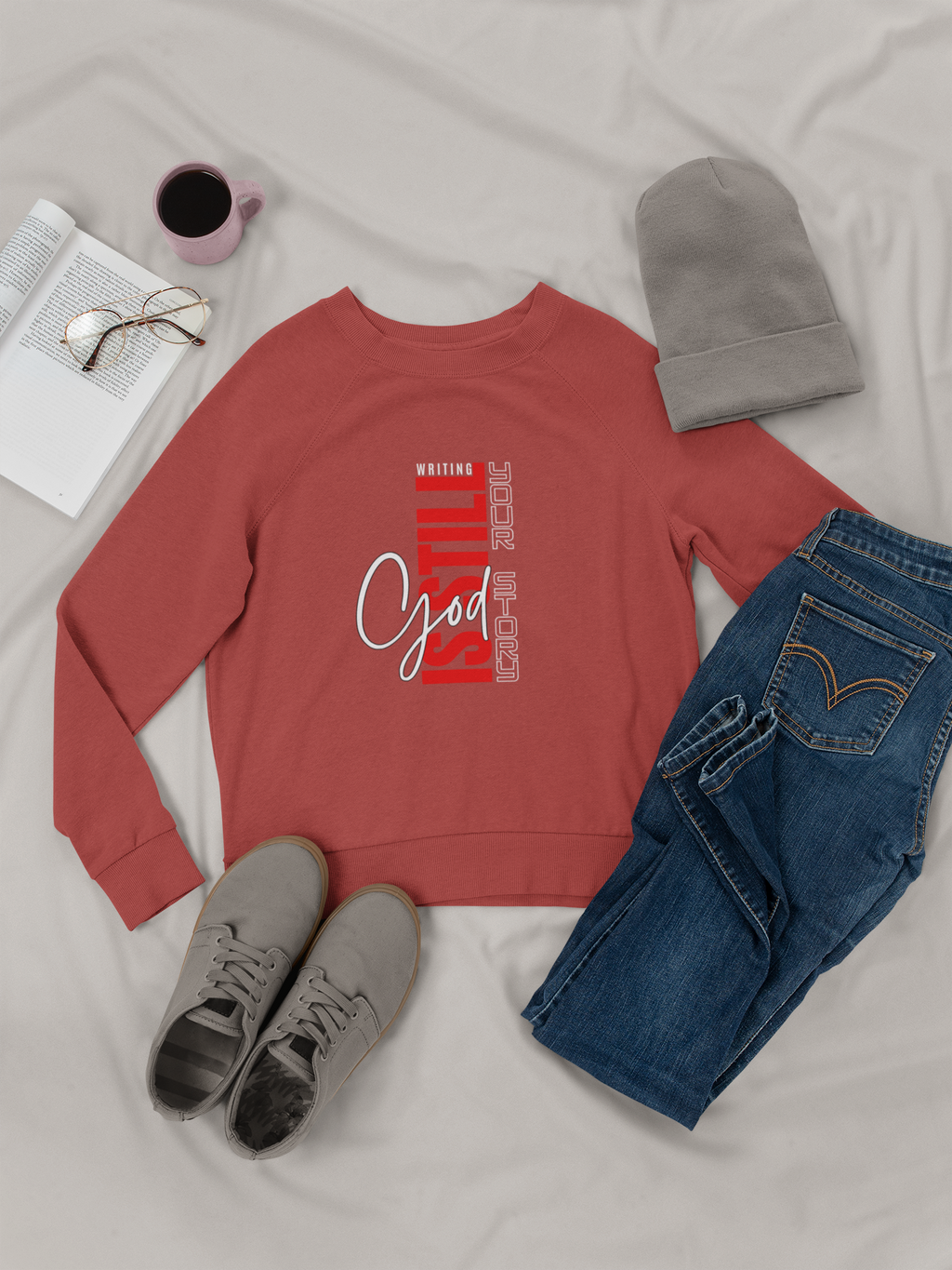 God Is Still Writing Your Story Fleece Sweatshirt Regular Fit
