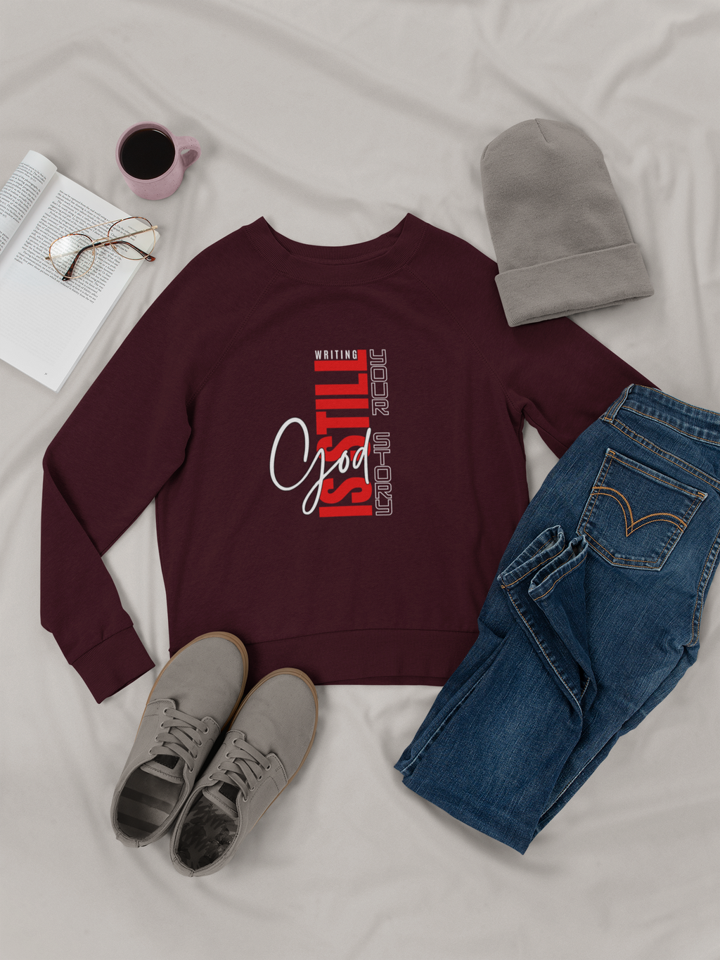 God Is Still Writing Your Story Fleece Sweatshirt Regular Fit