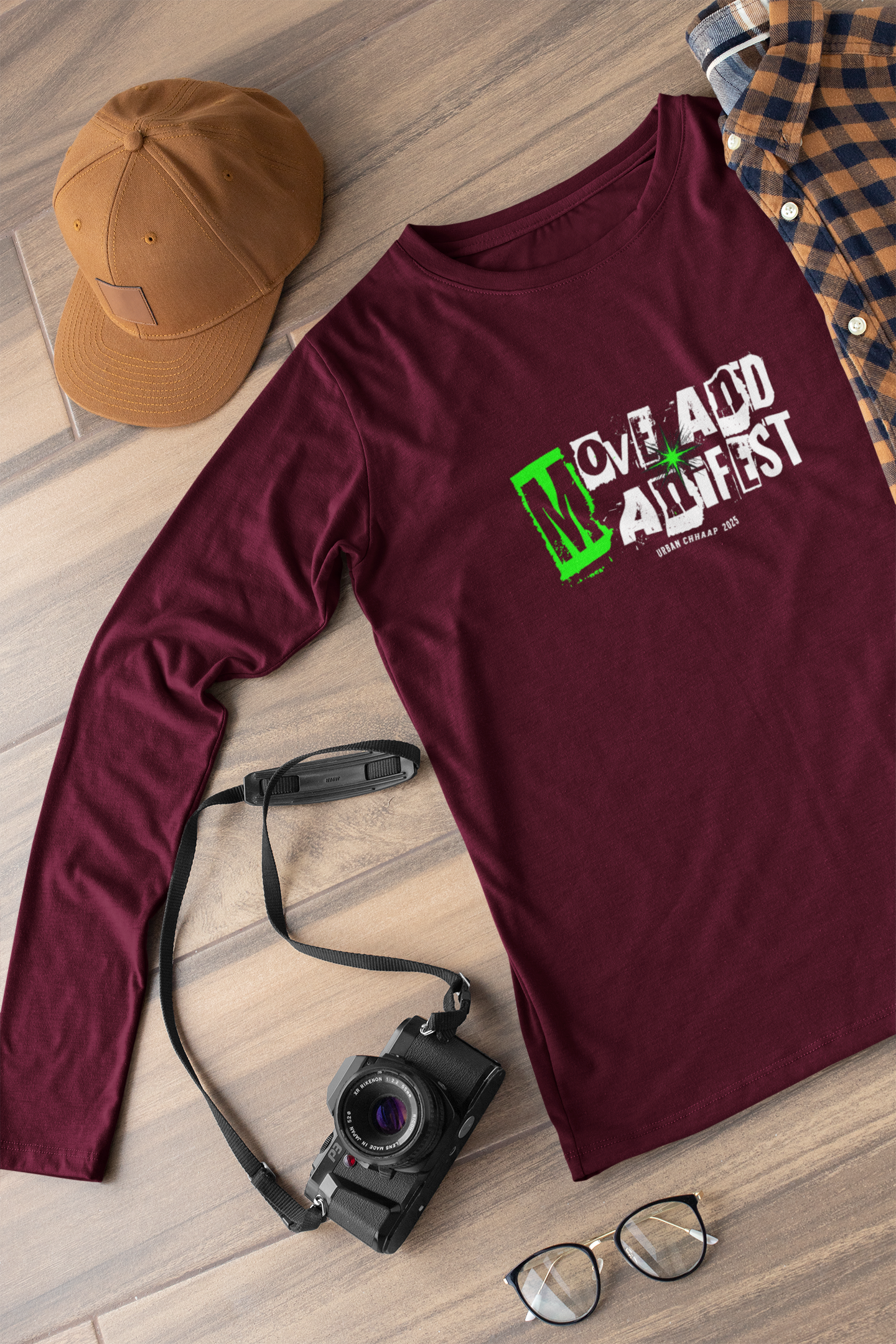 "Move and Manifest" Full Sleeve Unisex T-Shirt – Urban Chhaap Edition